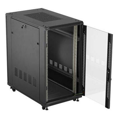 armario-lanberg-rack-19-22u-600x1000-flat-pack-puerta-cristal-negro