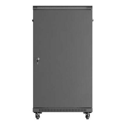 armario-lanberg-rack-19-22u-600x1000-flat-pack-puerta-cristal-negro