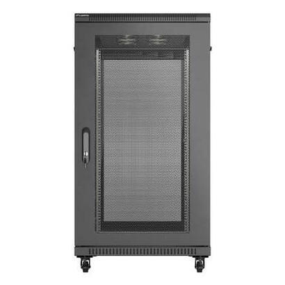 armario-lanberg-rack-19-22u-600x1200-flat-pack-puerta-perforada-negro