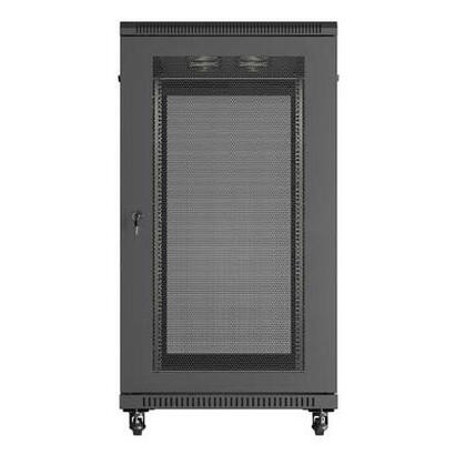 armario-lanberg-rack-19-22u-600x1200-flat-pack-puerta-perforada-negro