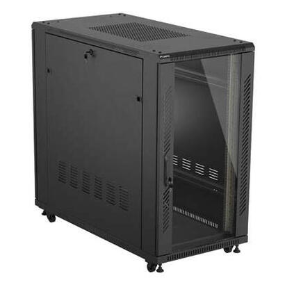 armario-lanberg-rack-19-22u-600x1200-flat-pack-puerta-cristal-negro