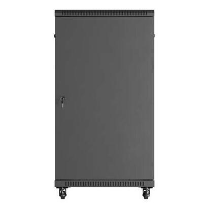 armario-lanberg-rack-19-22u-600x1200-flat-pack-puerta-cristal-negro
