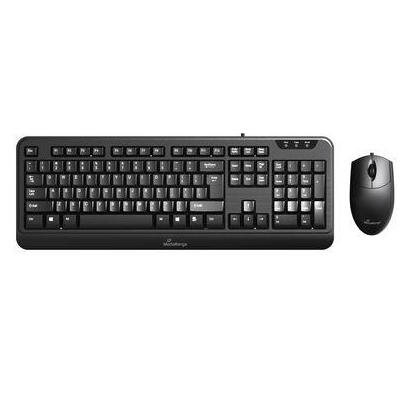 mediarange-tecladoraton-usb-20-negro-qwerty