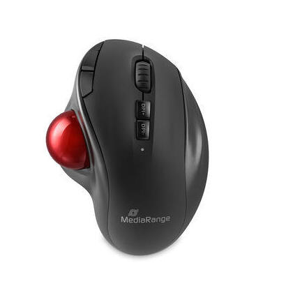 mediarange-opt-7-tamen-trackball-funk-raton-rechtssw-rot