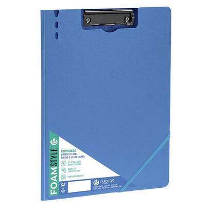 carchivo-carpeta-con-pinza-foam-style-a4-cgoma-azul