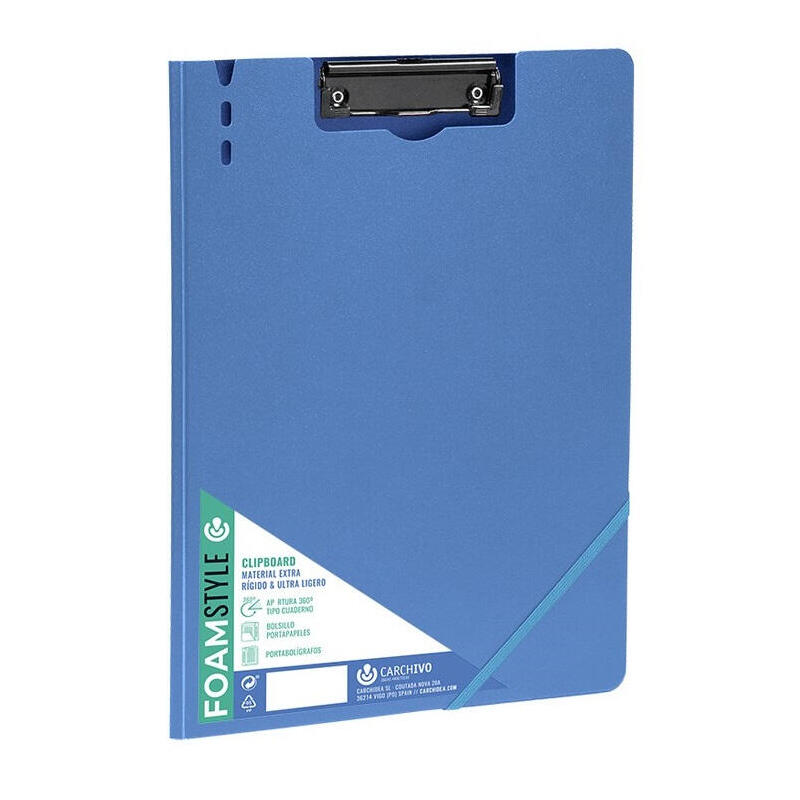 carchivo-carpeta-con-pinza-foam-style-a4-cgoma-azul