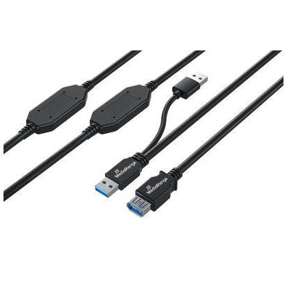 mediarange-mrcs244-cable-usb-usb-32-gen-1-31-gen-1-15-m-2-x-usb-a-usb-a-negro