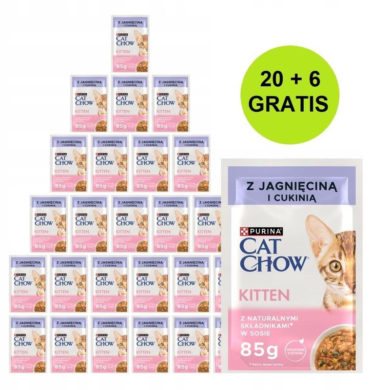 purina-cat-chow-kitten-with-lamb-and-zucchini-in-sauce-comida-humeda-para-gatos-26x85g-20-6-gratis