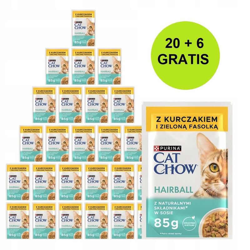 purina-cat-chow-hairball-control-with-chicken-and-green-beans-in-sauce-comida-humeda-para-gatos-26x85g-20-6-gratis