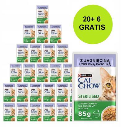 purina-cat-chow-sterilised-with-lamb-and-green-beans-in-sauce-comida-humeda-para-gatos-26x85g-20-6-gratis