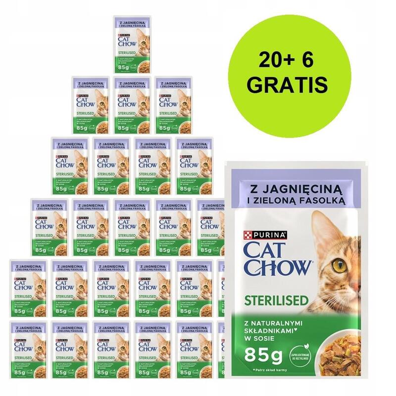 purina-cat-chow-sterilised-with-lamb-and-green-beans-in-sauce-comida-humeda-para-gatos-26x85g-20-6-gratis