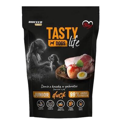 biofeed-tasty-dog-life-junior-kaczka-90-saszetka-500g