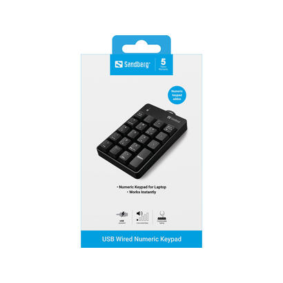 teclado-numerico-sandberg-usb-negro