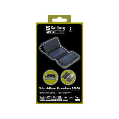 sandberg-solar-6-panel-powerbank-20000-polimero-de-litio-20000-mah-negro