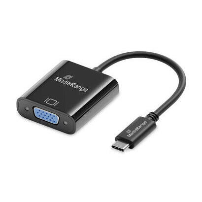 mediarange-mrcs229-adaptador-de-cable-de-video-02-m-usb-tipo-c-vga-d-sub-negro