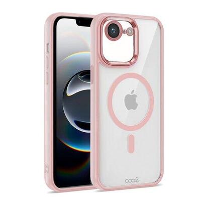 funda-cool-iphone-16e-magnetica-borde-rosa