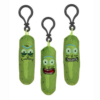 pack-de-24-unidades-llavero-peluche-pickle-rick-morty-10cm-surtido