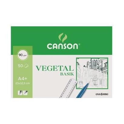 pack-de-10-unidades-canson-bloc-vegetal-basik-encolado-50-hojas-90-gr-23x324cm