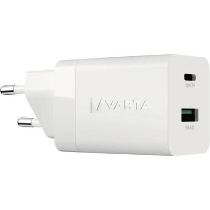 varta-cargador-38w-1x-usb-c-1x-usb-a-2-port-qc-30-blanco
