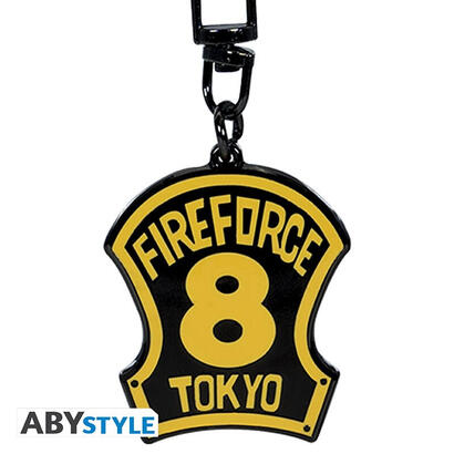 llavero-abystyle-fire-force-emblema-division-8 llavero-abystyle-fire-force-emblema-division-8