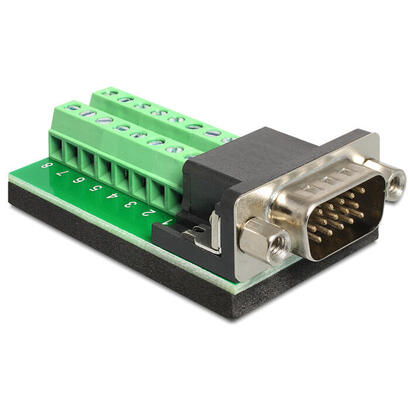 delock-adaptador-vga-macho-terminalblock-16-pin