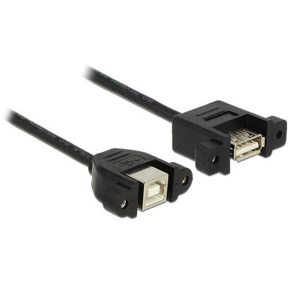 delock-cable-usb-20-typ-b-hembra-usb-20-typ-a-hembra-25cm