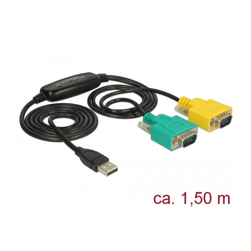 delock-adaptador-usb-20-seriell-2x-9-pin-st
