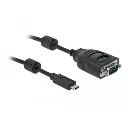 delock-usb-tipo-c-a-seriell-db9-adaptador-con-9-led-rs-232-tester