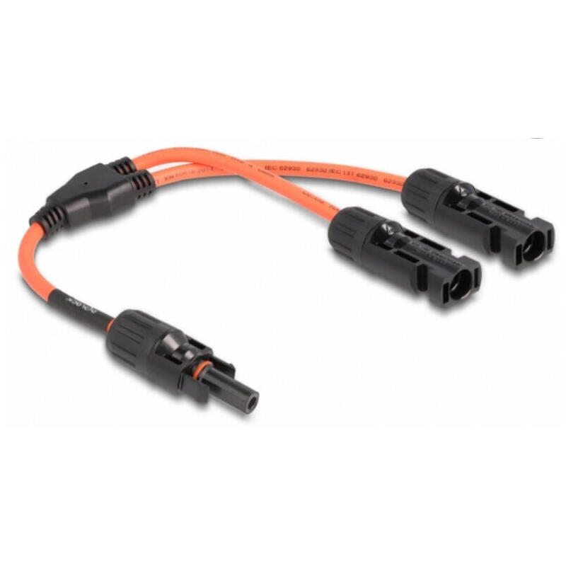 delock-dl4-solar-splitter-cable-1x-hchse-2x-mecker-30cm-rojo