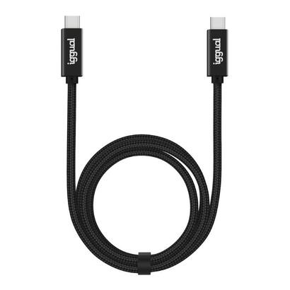 cable-iggual-usb-c-32-gen2x2-100w-5a-4k-1m-nylon