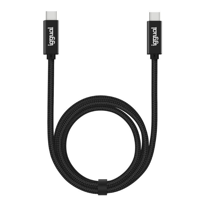 cable-iggual-usb-c-32-gen2x2-100w-5a-4k-1m-nylon