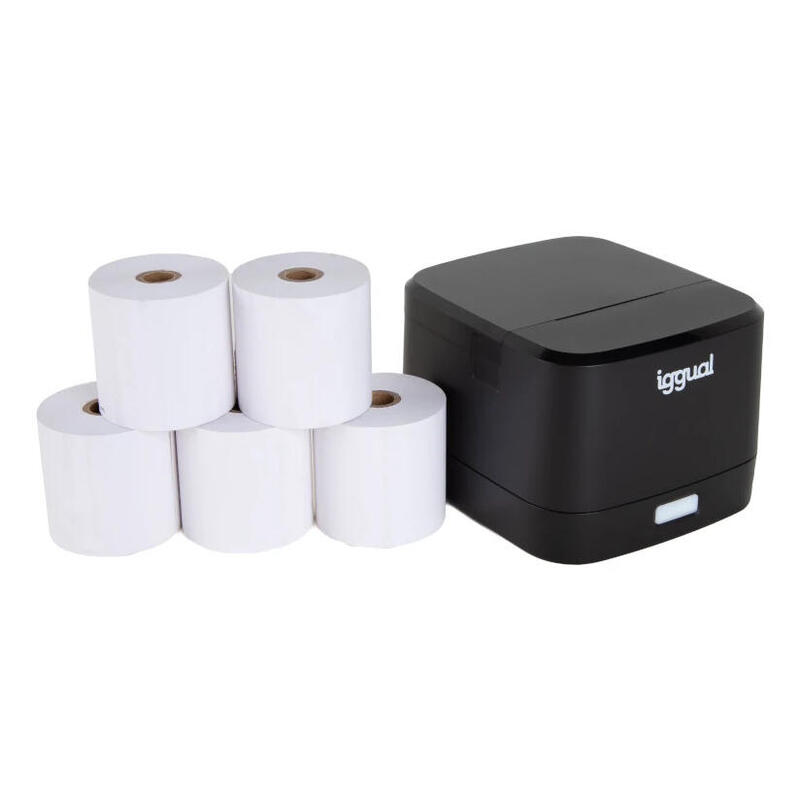 iggual-kit-impresora-termica-tp-easy-58-5-rollos iggual-kit-impresora-termica-tp-easy-58-5-rollos