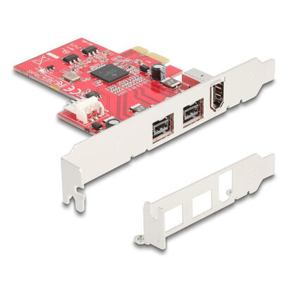 delock-pci-express-x1-tarjeta-a-2-x-extern-firewire-b-1-x-extern-firewire-a