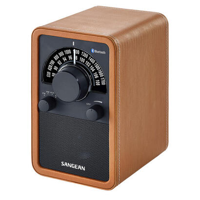 radio-sangean-wr-15bt-cuero-marron-de-estanteria