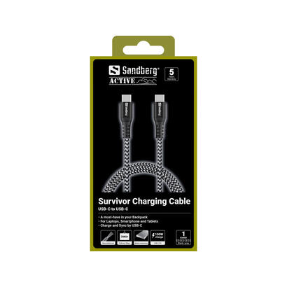 sandberg-survivor-usb-c-usb-c-cable-1m