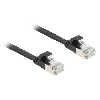 delock-rj45-flachband-cable-de-red-macho-a-macho-cat6a-uftp-15-m-negro