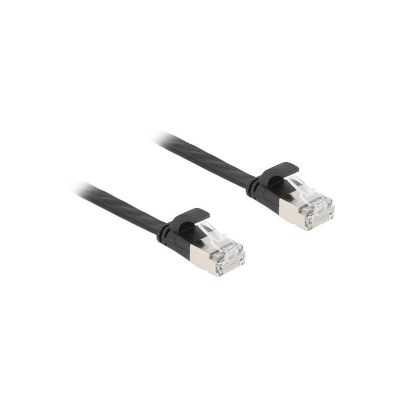 delock-rj45-flachband-cable-de-red-macho-a-macho-cat6a-uftp-15-m-negro
