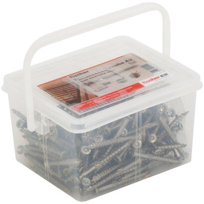 fischer-tornillos-para-terraza-box-5x60-cabeza-avellanada-tx-acero-inoxidable-200-unidades-rosca-parcial-con-punta-adecuada-6606