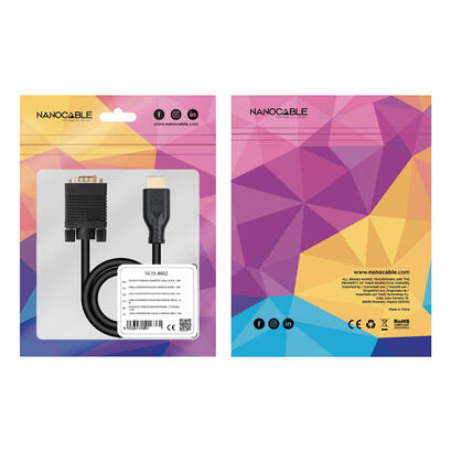 nanocable-10154602-vga-macho-hdmi-8k-macho-18m-negro