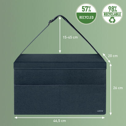 leitz-desking-work-bag-with-lid-gris-200x260x465-wxhxd leitz-desking-work-bag-with-lid-gris-200x260x465-wxhxd
