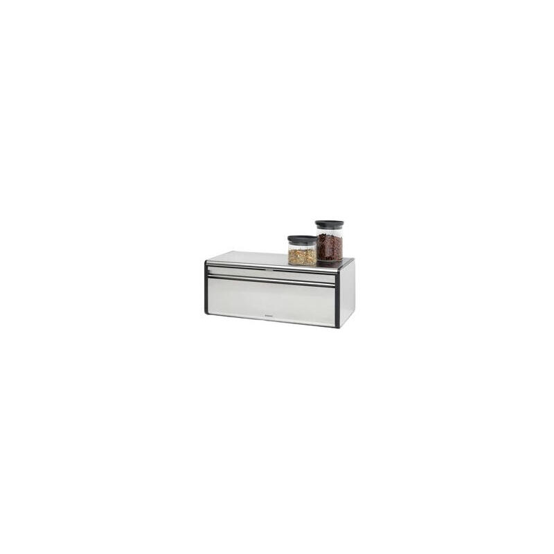 brabantia-klappbrotkasten-front-eckig-stahl-matt brabantia-klappbrotkasten-front-eckig-stahl-matt