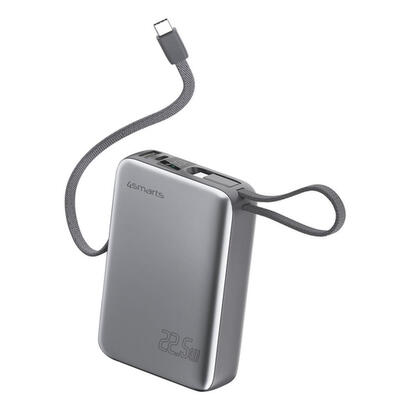 4smarts-powerbank-pocket-dual-cord-20000mah-225w-spacegrau