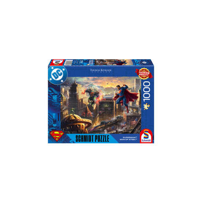 schmidt-spiele-thomas-kinkade-studios-dc-superman-el-hombre-de-acero-puzzle-1000-piezas-58591