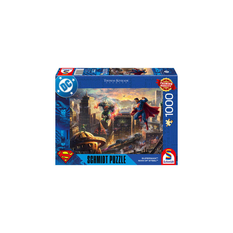 schmidt-spiele-thomas-kinkade-studios-dc-superman-el-hombre-de-acero-puzzle-1000-piezas-58591