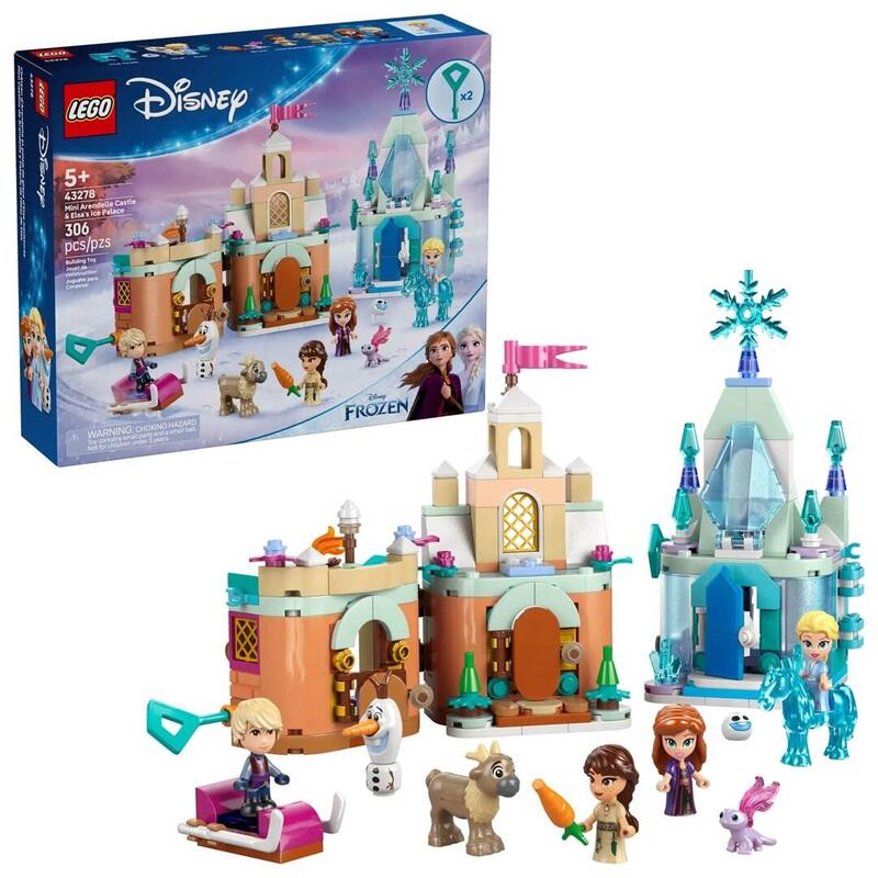 lego-disney-43278-el-castillo-en-miniatura-de-arendelle-y-el-palacio-de-hielo-de-elsa