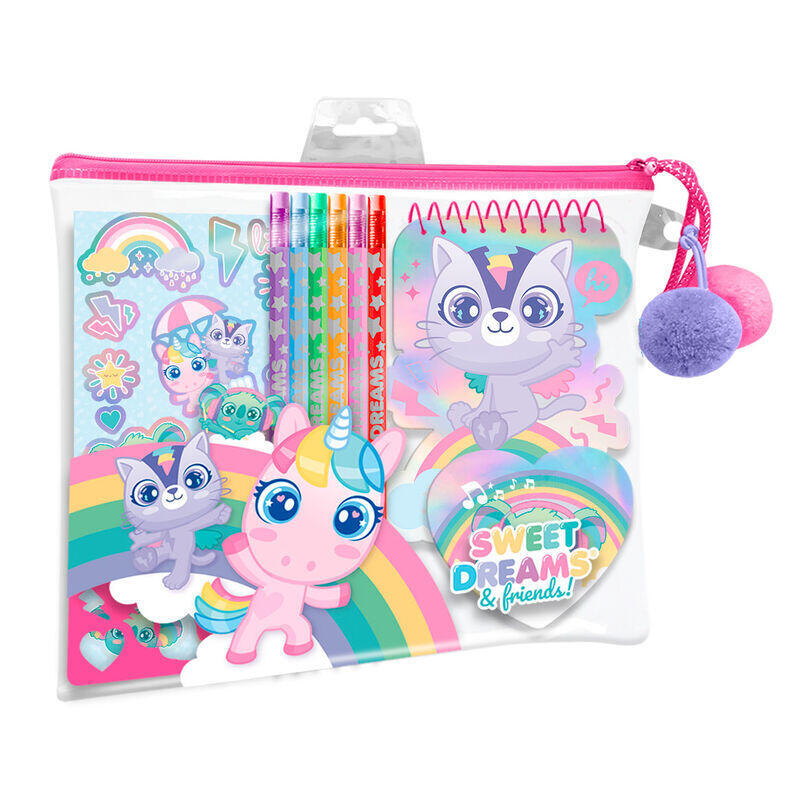 set-papeleria-en-estuche-sweet-dreams