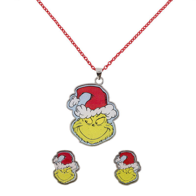 set-colgante-pendientes-navidad-el-grinch