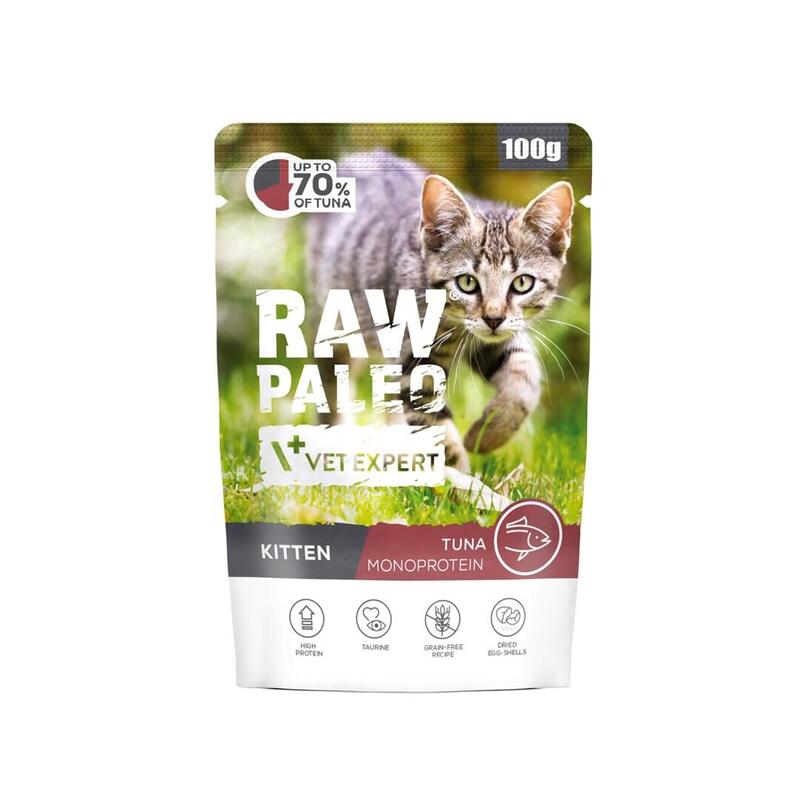 vetexpert-raw-paleo-kitten-tuna-comida-humeda-para-gatos-100g