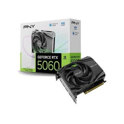 tarjeta-grafica-vga-pny-geforce-rtx-5060-8gb-ddr7-3xdp-1xhdmi-reloj-2280mhz-cuda-3840-256bit-145w-single-fan