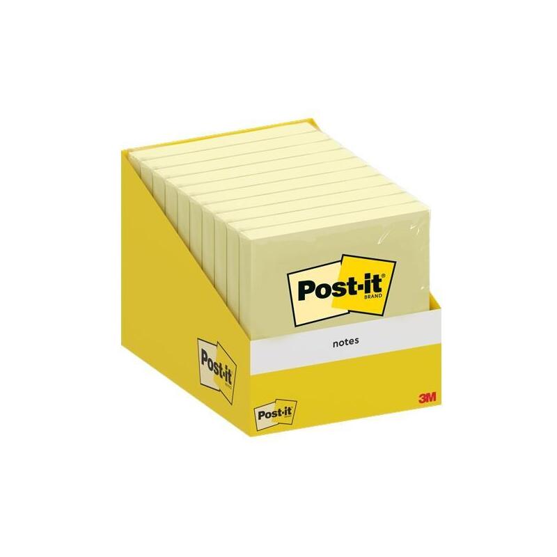 post-it-bloc-notas-100h-76x76mm-canary-yellow-paquete-carton-10-ud